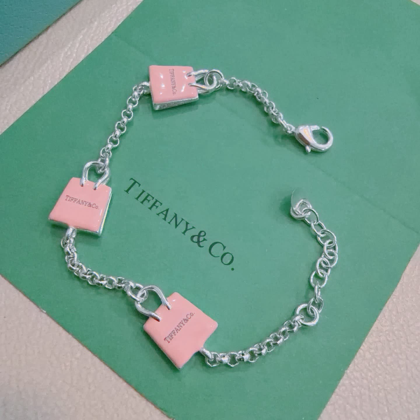 Tiffany & Co. Lock Charm Bracelet